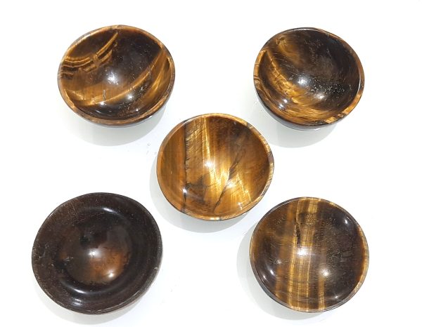 Tigers Eye Bowl Crystal Bowl Hand Carved Bowl Gemstone Healing Bowl 2 Inches - Image 5