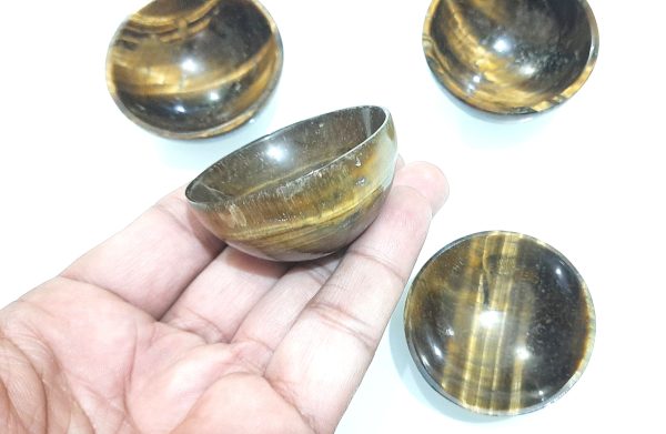 Tigers Eye Bowl Crystal Bowl Hand Carved Bowl Gemstone Healing Bowl 2 Inches - Image 7