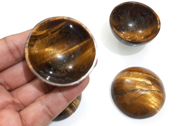 Tigers Eye Bowl Crystal Bowl Hand Carved Bowl Gemstone Healing Bowl 2 Inches - Image 10