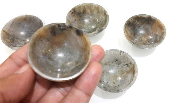 Natural labradorite stone bowl - Image 4