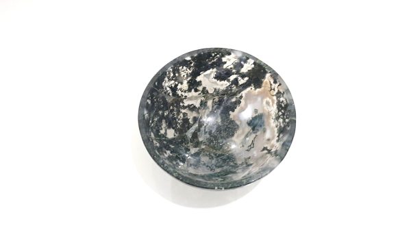 moss agate real natural chakra stone 1.5-2 inches bowl - Image 9