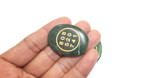 Green Jade Zibu Coin Angelic Number to Attract Wealth Money Cash Flow Prosperity - Image 4