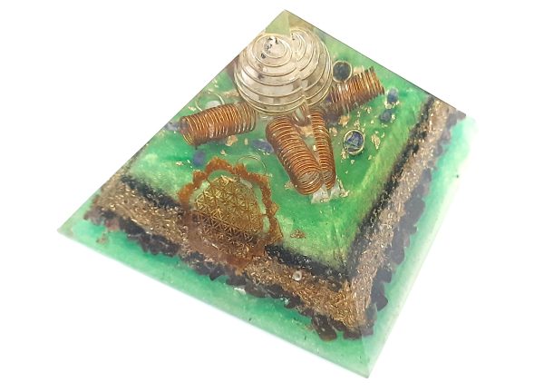 5g 6g EMF protection crystal healing chakra orgonite pyramid