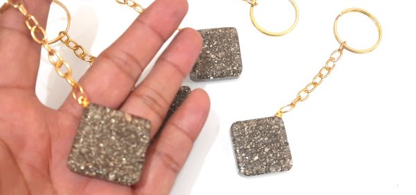 pyrite keychain keyrings beautiful gift for all - Image 6